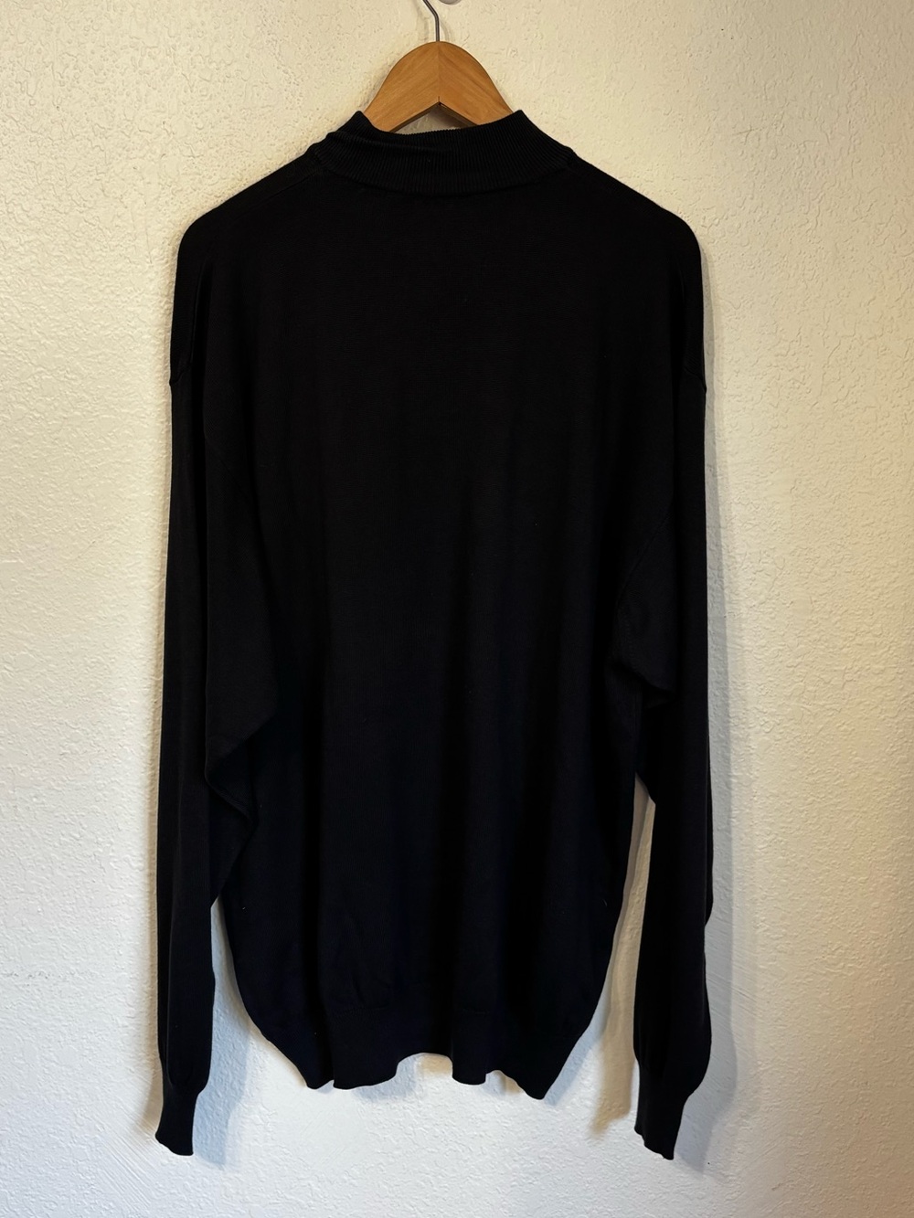 Poeta Moda Visitor Cotton and Modal Mockneck Pullover XL - Picture 6 of 6